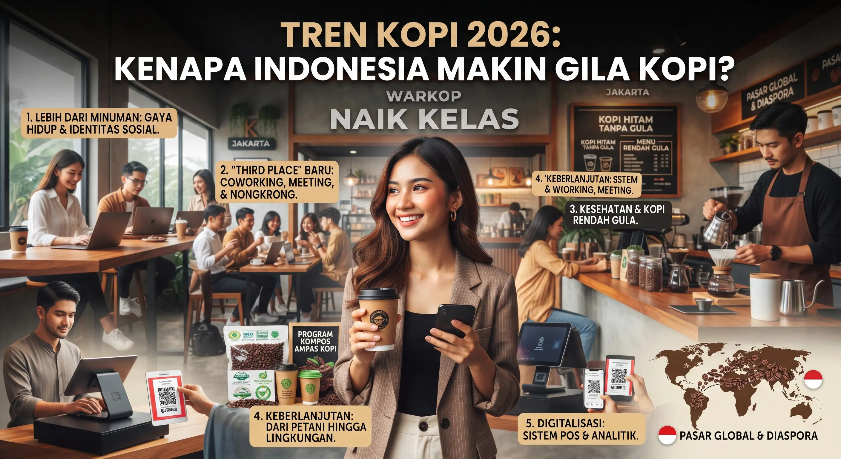 Tren Kopi 2026 di Indonesia: Dari Third Place ke Kopi Sehat
