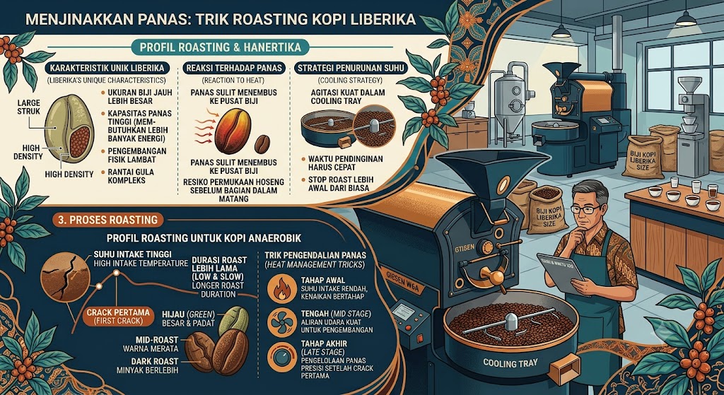 Menjinakkan Panas: Trik Roasting Kopi Liberika